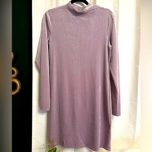 H&M Lilac Velvet Short Dress